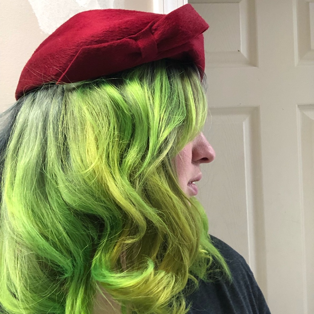 Gotham Red Vintage Wool Hat - Picture 2 of 3